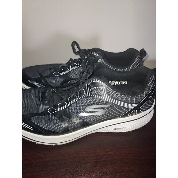 Skechers Mens Running Sneakers 12M Go Run Consistent Ligthweight Athletic Black - Picture 2 of 15